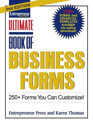 cover image of Ultimate Book of Business Forms